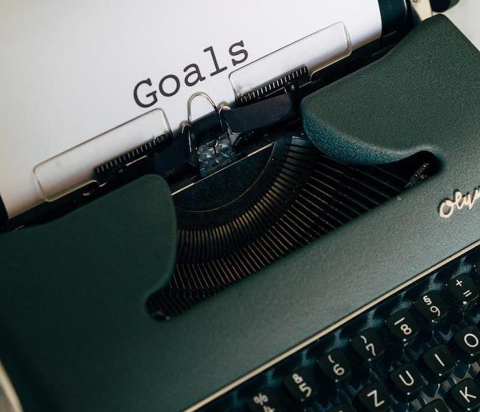 Typewriter "Goals"
