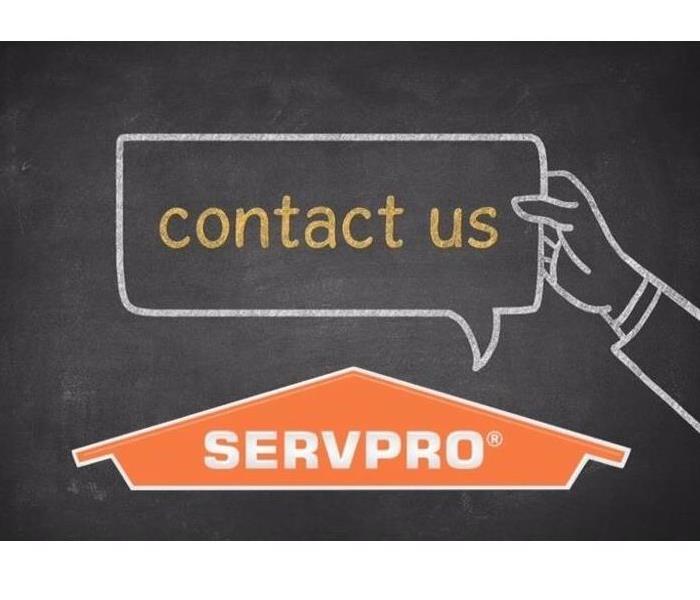 SERVPRO logo contact us